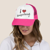 Herz I boogerhead Truckerkappe (Beispiel)