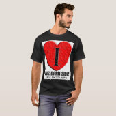 Herz I die darkside Dunkelheit T-Shirt (Vorne ganz)