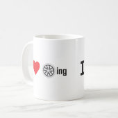 Herz I fuch Drehen Kaffeetasse (Vorderseite Links)