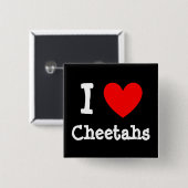 Herz, I, Geparde Button (Vorne & Hinten)