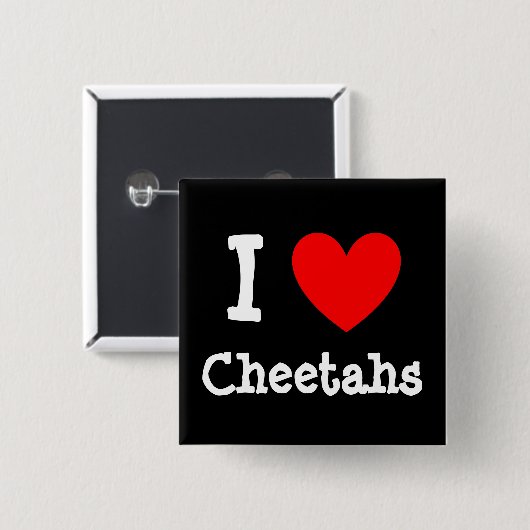 Herz, I, Geparde Button (Vorne & Hinten)
