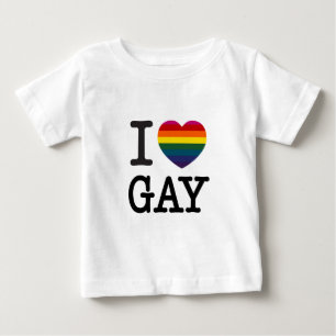 Herz I homosexuelles Regenbogen-Herz Baby T-shirt