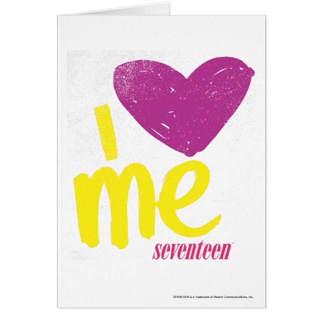 Herz I ich lila/Gelb (Vorne)