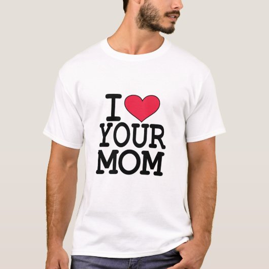 Herz I Ihre Mamma T-Shirt (Vorderseite)