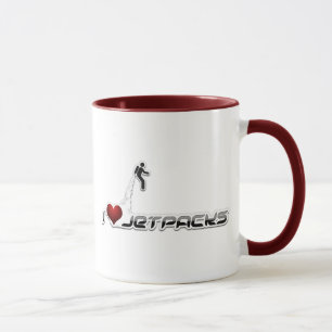 Herz I jetpacks Tasse