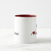 Herz I jetpacks Tasse (Zentrum)