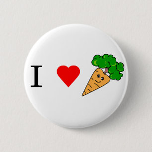 Herz I Karotten Button