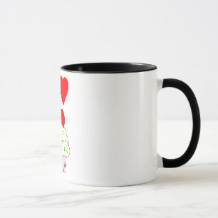 Herz I kleine Kuchen Tasse