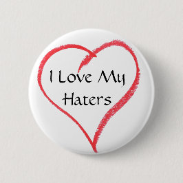 Herz, i-Liebe meine Haters Button