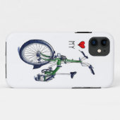 Herz I mein Brompton (Grün) Case-Mate iPhone Hülle (Rückseite (Horizontal))