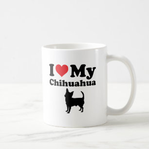 Herz I meine Chihuahua Kaffeetasse