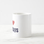Herz I Montag-Tasse Kaffeetasse (Mittel)