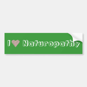 Herz I naturopathy Autoaufkleber
