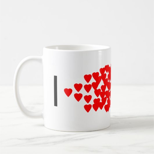 Herz I PCR Kaffeetasse (Links)