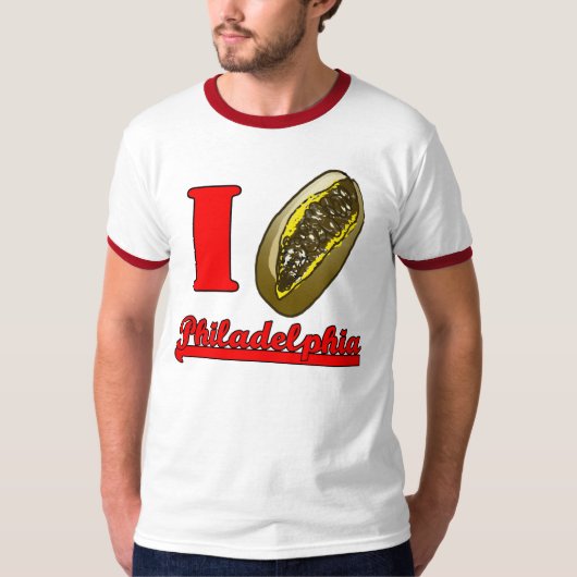 Herz I Philly Cheesesteaks-T - Shirt (Vorderseite)