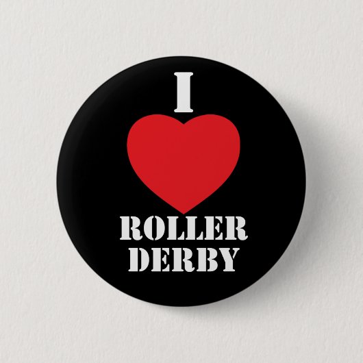 Herz I Rolle Derby Button (Vorderseite)
