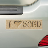 Herz I Sand Autoaufkleber (Auf Auto)