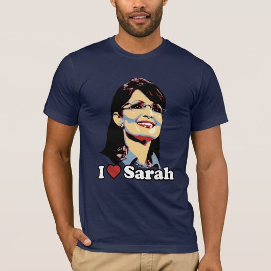 Herz I Sarah-Farbporträt T-Shirt (Vorderseite)