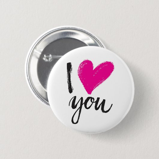 Herz I Sie Button (Vorne & Hinten)