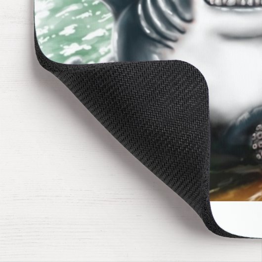 Herz I Sie Sharktopus Mousepad (Ecke)