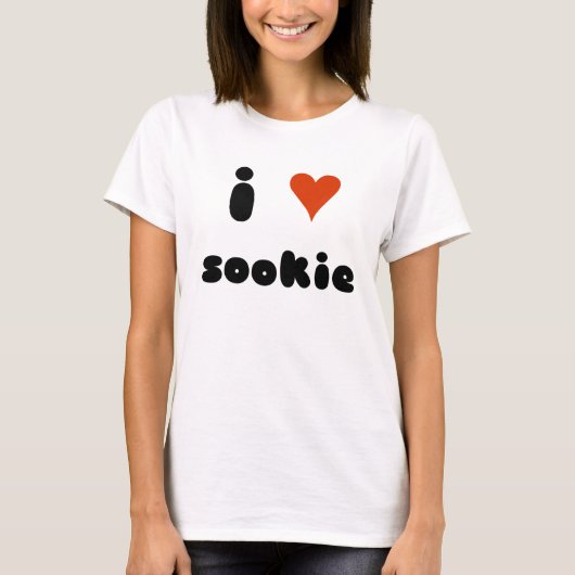 Herz I sookie (dunkel) T-Shirt (Vorderseite)