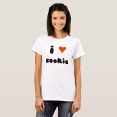 Herz I sookie (dunkel) T-Shirt (Vorne ganz)