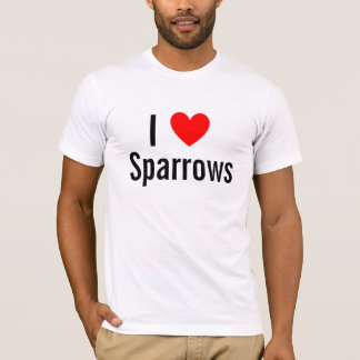 Herz, I, Spatzen T-Shirt