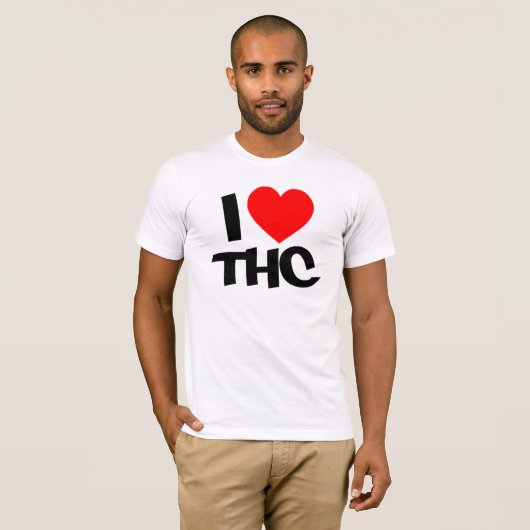 Herz I thc! T-Shirt (Vorne ganz)
