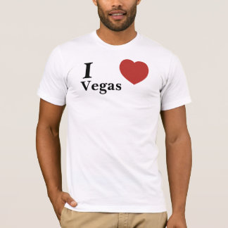 Herz, I, Vegas - besonders angefertigt T-Shirt