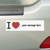 Herz I was auch immer Sie Liebe! Autoaufkleber (Auf Auto)