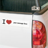 Herz I was auch immer Sie Liebe! Autoaufkleber (Auf Lkw)