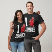 Herz I Zombies T-Shirt (Unisex)
