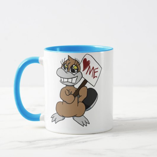 Herz-Ich Platypi Tasse (Links)