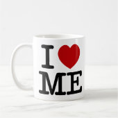 Herz Ich selbst Esteem Akzeptanz Dignität Ich Lieb Kaffeetasse (Links)