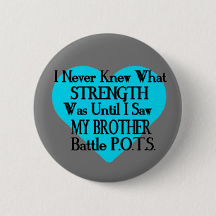 Herz/ich wusste nie...Bruder...P.O.T.S. Button