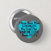 Herz/ich wusste nie... Jemand, der ich Liebe...P.O Button (Vorne & Hinten)