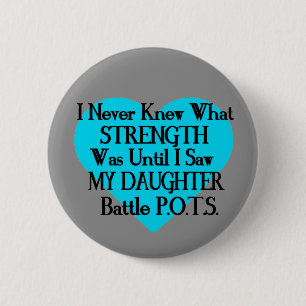 Herz/ich wusste nie...Tochter...P.O.T.S. Button