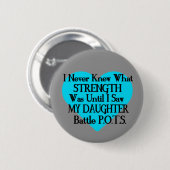 Herz/ich wusste nie...Tochter...P.O.T.S. Button (Vorne & Hinten)