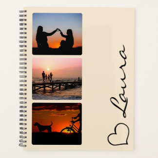 Herz Ihr Name Foto Schriftart Individuelles Gesche Planer