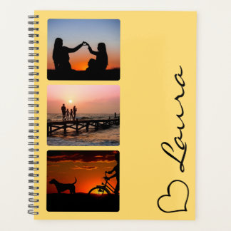 Herz Ihr Name Foto Schriftart Individuelles Gesche Planer