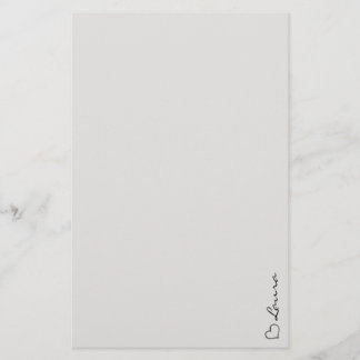 Herz Ihr Name Skript Individuelle Schreibwaren Pap Briefpapier