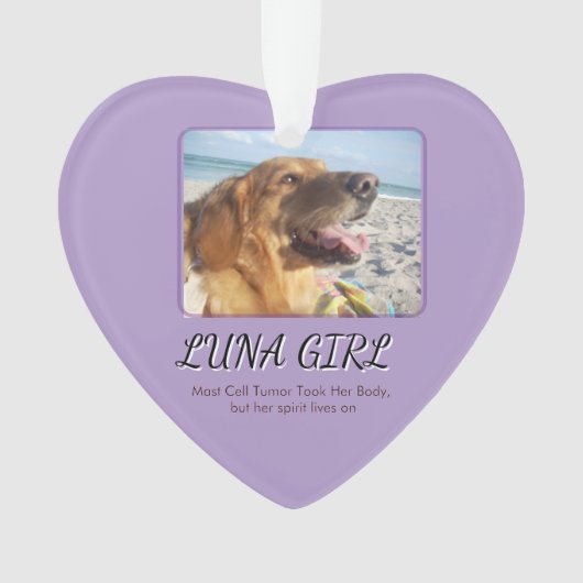 Herz ihres lebendigen Geistes Ornament (Vorderseite)