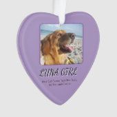 Herz ihres lebendigen Geistes Ornament (Vorderseite)