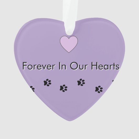 Herz ihres lebendigen Geistes Ornament (Rückseite)