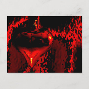 Herz im Feuer Postkarte