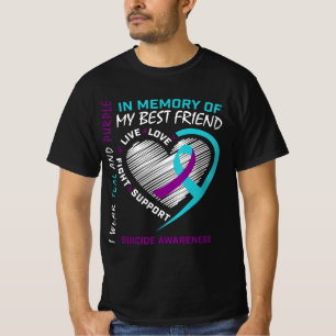 Herz im Gedächtnis der besten Freunde Selbstmord B T-Shirt
