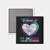 Herz im Gedächtnis meines Bruders Magnet (Vorderseite/Rückseite)