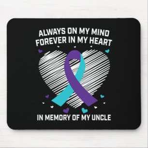 Herz im Gedächtnis meines Onkels Selbstmordgefühls Mousepad