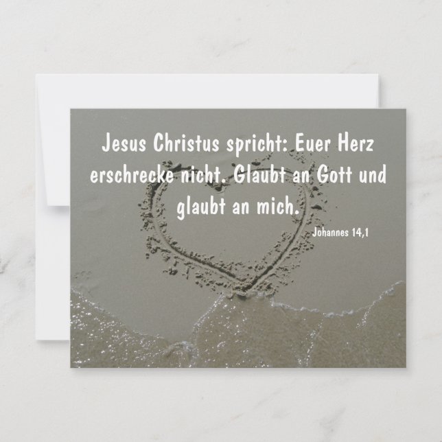 Herz im Sand (Vorderseite)