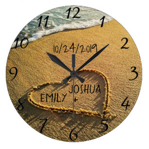 Herz Strand Kunst Poster Zazzle De